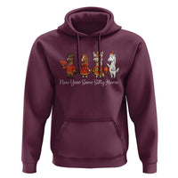 Funny Chinese New Year 2026 Hoodie New Year Same Silly Horse - Wonder Print Shop