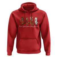 Funny Chinese New Year 2026 Hoodie New Year Same Silly Horse - Wonder Print Shop