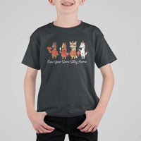 Funny Chinese New Year 2026 T Shirt For Kid New Year Same Silly Horse - Wonder Print Shop