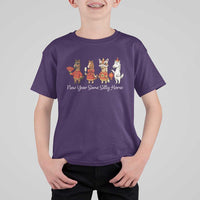 Funny Chinese New Year 2026 T Shirt For Kid New Year Same Silly Horse - Wonder Print Shop