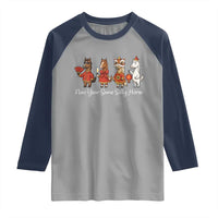 Funny Chinese New Year 2026 Raglan Shirt New Year Same Silly Horse - Wonder Print Shop
