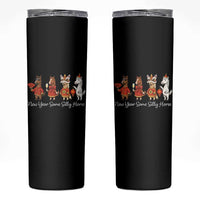 Funny Chinese New Year 2026 Skinny Tumbler New Year Same Silly Horse - Wonder Print Shop