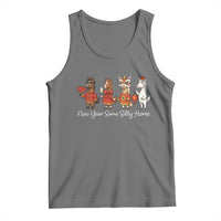 Funny Chinese New Year 2026 Tank Top New Year Same Silly Horse - Wonder Print Shop