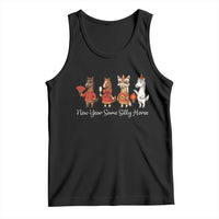 Funny Chinese New Year 2026 Tank Top New Year Same Silly Horse - Wonder Print Shop