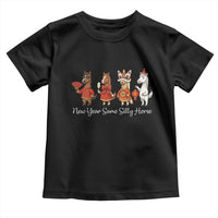 Funny Chinese New Year 2026 Toddler T Shirt New Year Same Silly Horse - Wonder Print Shop