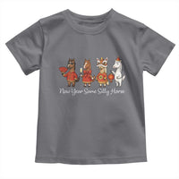 Funny Chinese New Year 2026 Toddler T Shirt New Year Same Silly Horse - Wonder Print Shop