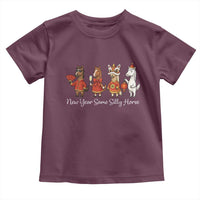 Funny Chinese New Year 2026 Toddler T Shirt New Year Same Silly Horse - Wonder Print Shop