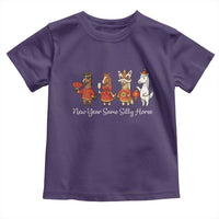 Funny Chinese New Year 2026 Toddler T Shirt New Year Same Silly Horse - Wonder Print Shop
