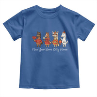 Funny Chinese New Year 2026 Toddler T Shirt New Year Same Silly Horse - Wonder Print Shop