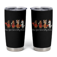 Funny Chinese New Year 2026 Tumbler Cup New Year Same Silly Horse - Wonder Print Shop