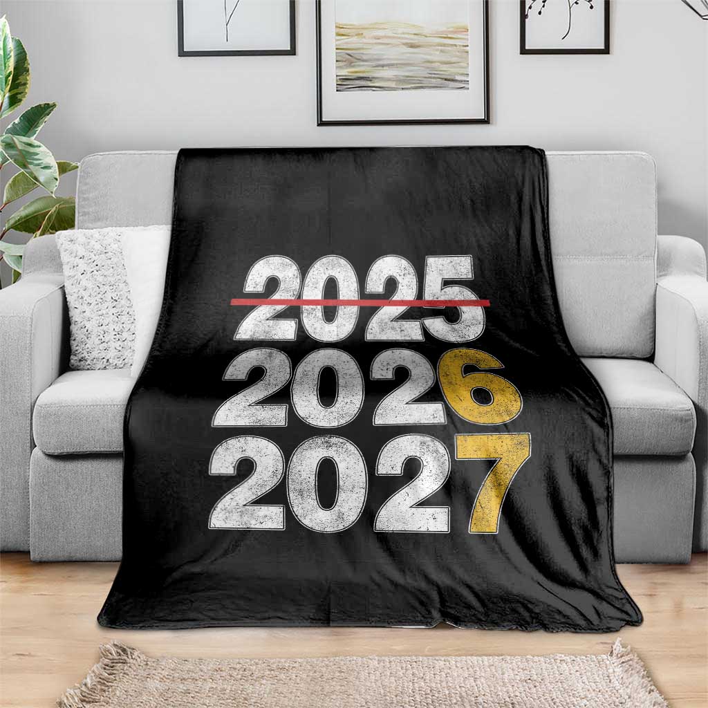 Funny 67 New Year Throw Blanket Happy New Year 2026 2027 Six Seven Meme - Wonder Print Shop