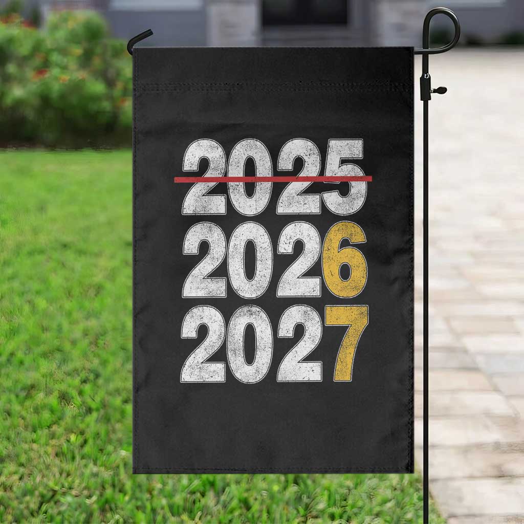 Funny 67 New Year Garden Flag Happy New Year 2026 2027 Six Seven Meme - Wonder Print Shop