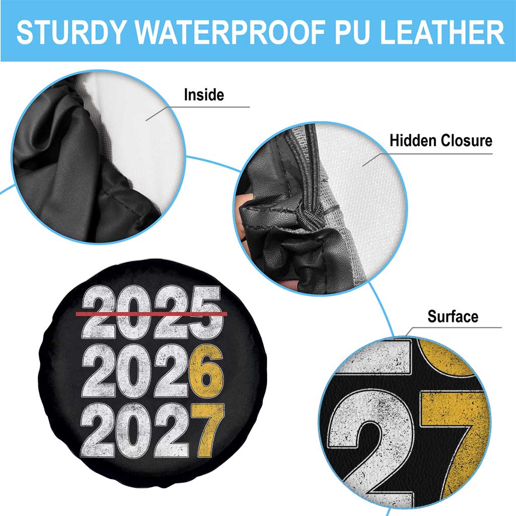Funny 67 New Year Spare Tire Cover Happy New Year 2026 2027 Six Seven Meme - Wonder Print Shop