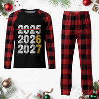 Funny 67 New Year Plaid Pajama Set Happy New Year 2026 2027 Six Seven Meme - Wonder Print Shop