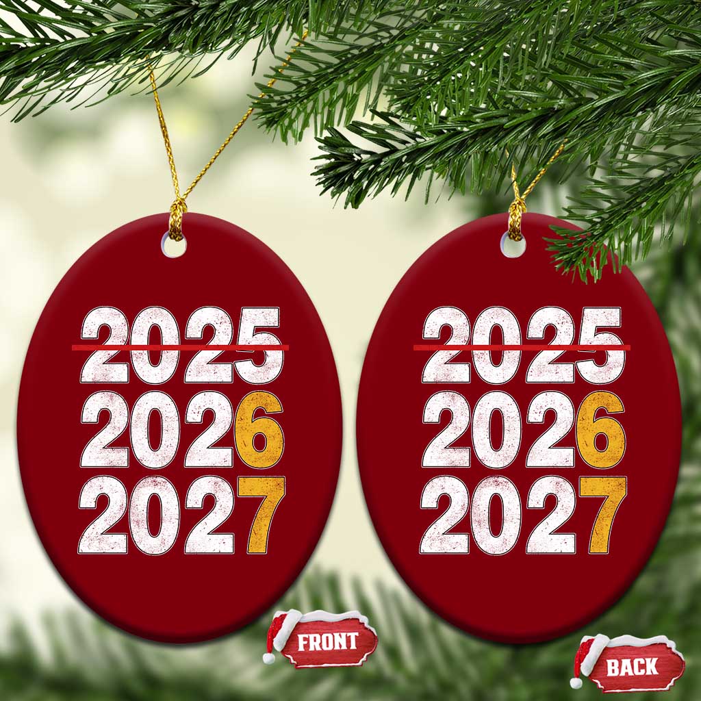 Funny 67 New Year Ceramic Ornament Happy New Year 2026 2027 Six Seven Meme - Wonder Print Shop