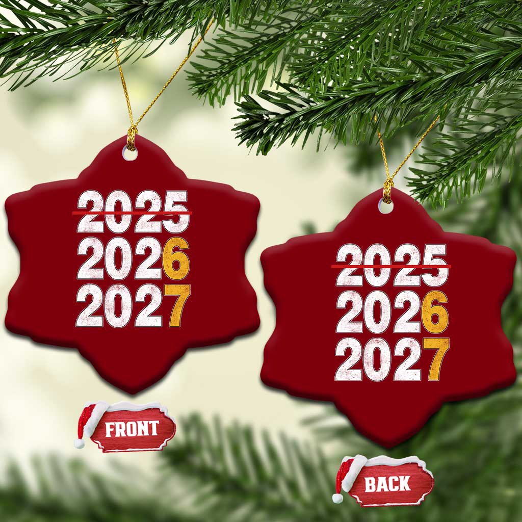 Funny 67 New Year Ceramic Ornament Happy New Year 2026 2027 Six Seven Meme - Wonder Print Shop