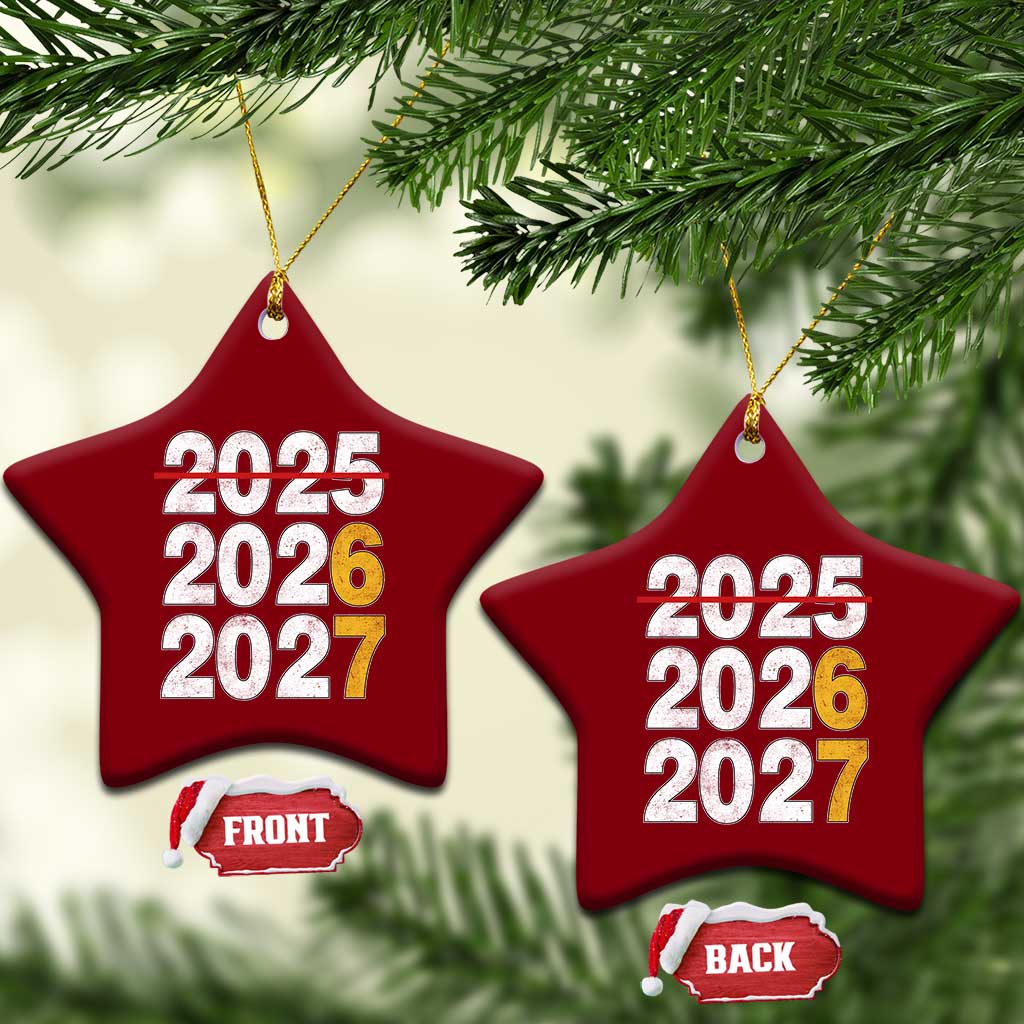 Funny 67 New Year Ceramic Ornament Happy New Year 2026 2027 Six Seven Meme - Wonder Print Shop