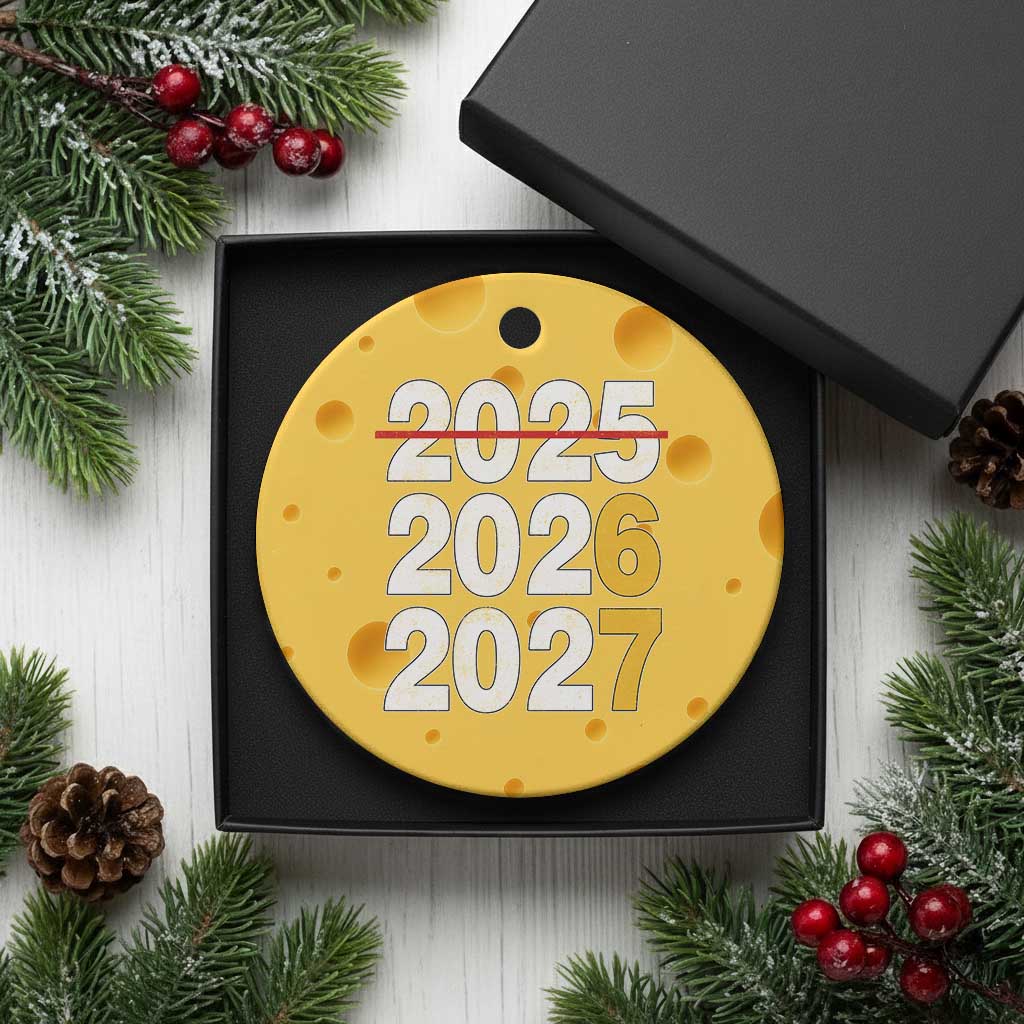Funny 67 New Year Ceramic Ornament Happy New Year 2026 2027 Six Seven Meme - Wonder Print Shop