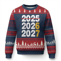 Funny 67 New Year Ugly Christmas Sweater Happy New Year 2026 2027 Six Seven Meme - Wonder Print Shop