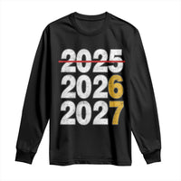 Funny 67 New Year Long Sleeve Shirt Happy New Year 2026 2027 Six Seven Meme - Wonder Print Shop