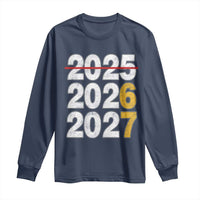 Funny 67 New Year Long Sleeve Shirt Happy New Year 2026 2027 Six Seven Meme - Wonder Print Shop