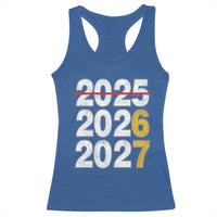 Funny 67 New Year Racerback Tank Top Happy New Year 2026 2027 Six Seven Meme - Wonder Print Shop