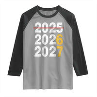 Funny 67 New Year Raglan Shirt Happy New Year 2026 2027 Six Seven Meme - Wonder Print Shop