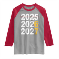 Funny 67 New Year Raglan Shirt Happy New Year 2026 2027 Six Seven Meme - Wonder Print Shop