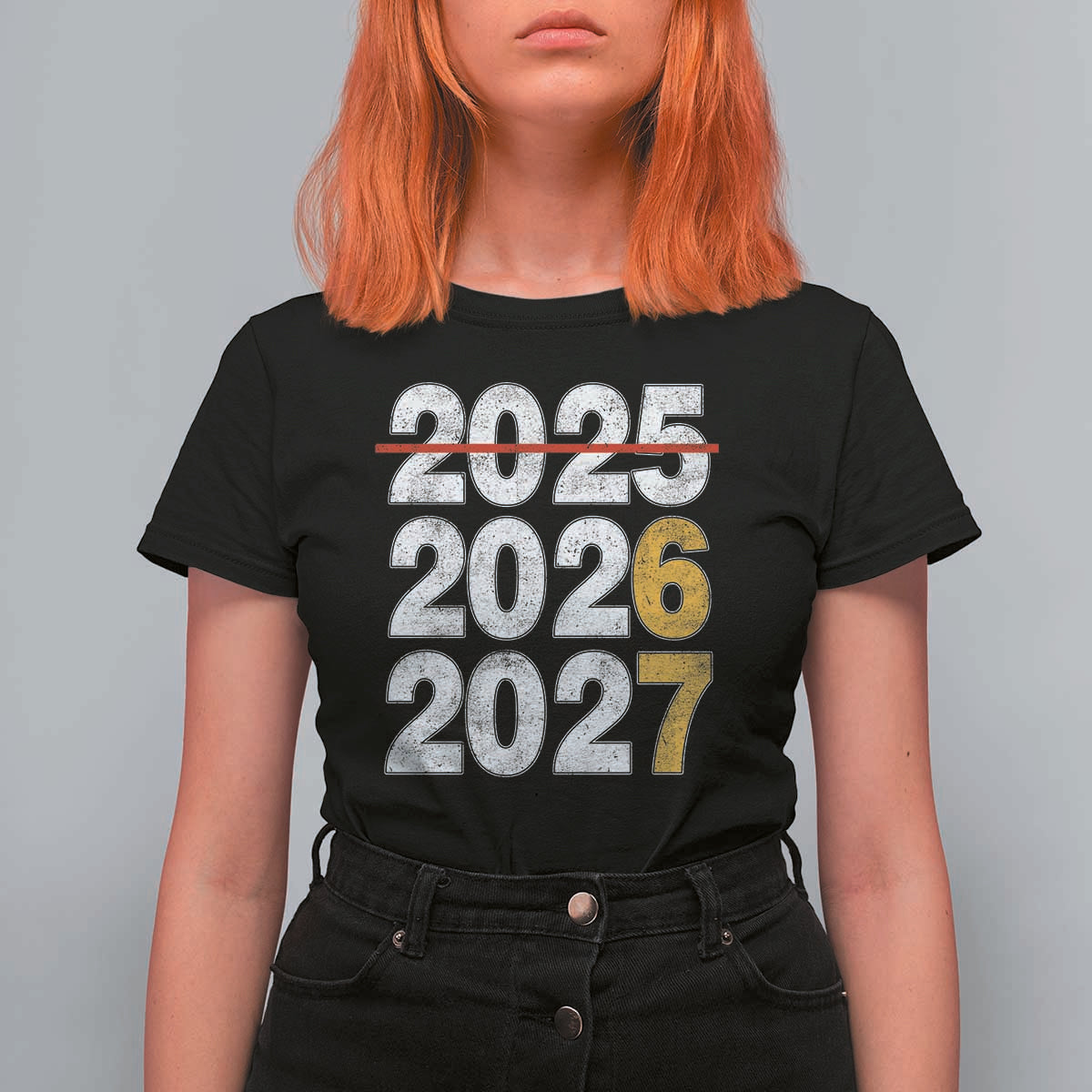 Funny 67 New Year T Shirt For Women Happy New Year 2026 2027 Six Seven Meme - Wonder Print Shop