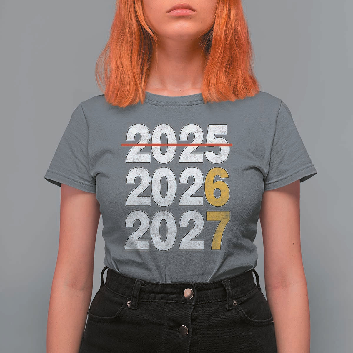 Funny 67 New Year T Shirt For Women Happy New Year 2026 2027 Six Seven Meme - Wonder Print Shop