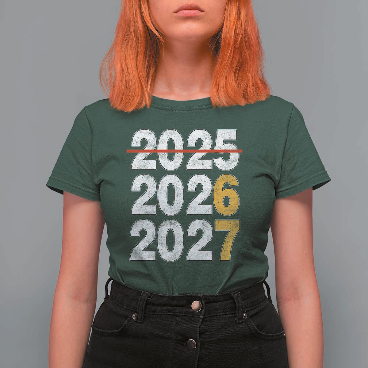 Funny 67 New Year T Shirt For Women Happy New Year 2026 2027 Six Seven Meme - Wonder Print Shop