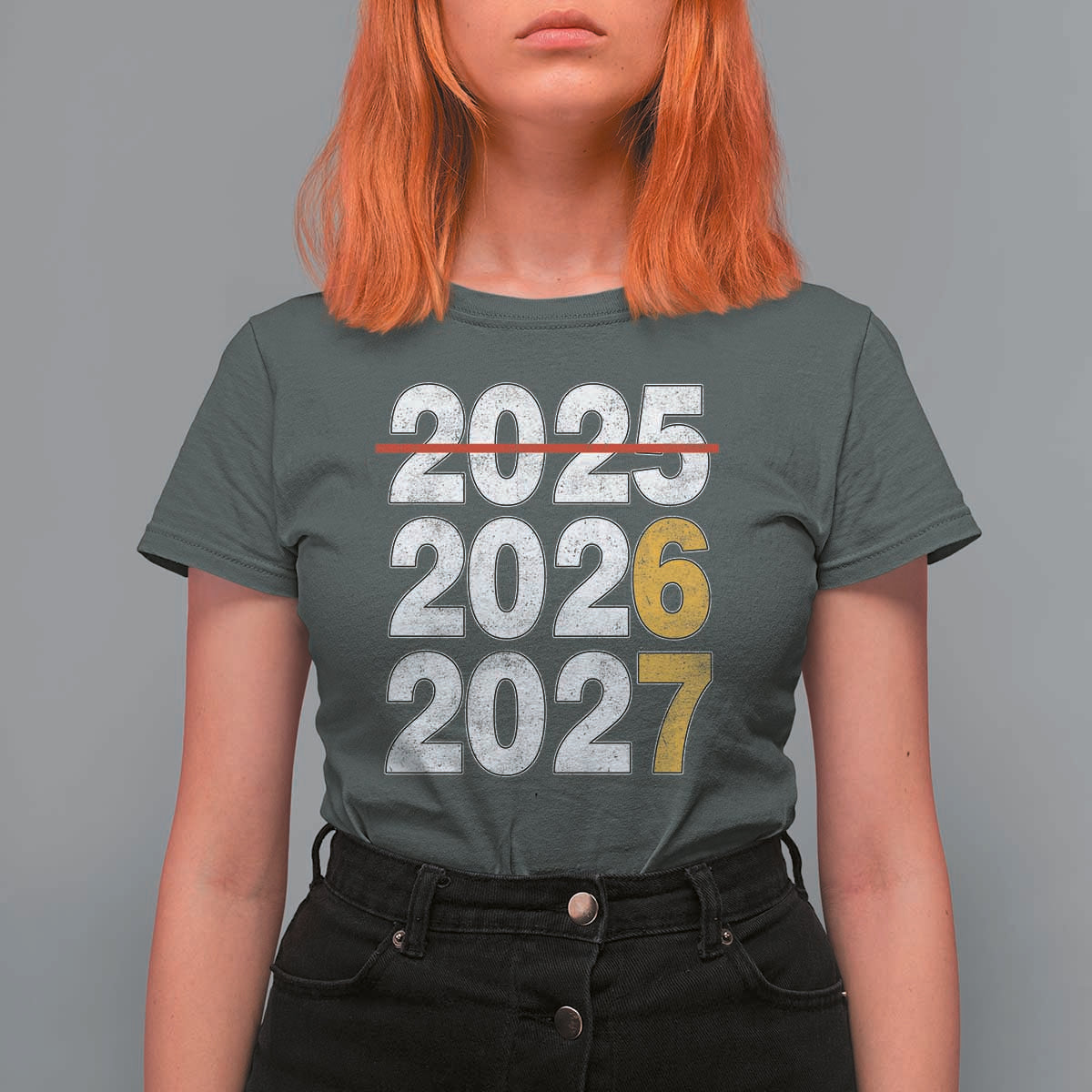 Funny 67 New Year T Shirt For Women Happy New Year 2026 2027 Six Seven Meme - Wonder Print Shop