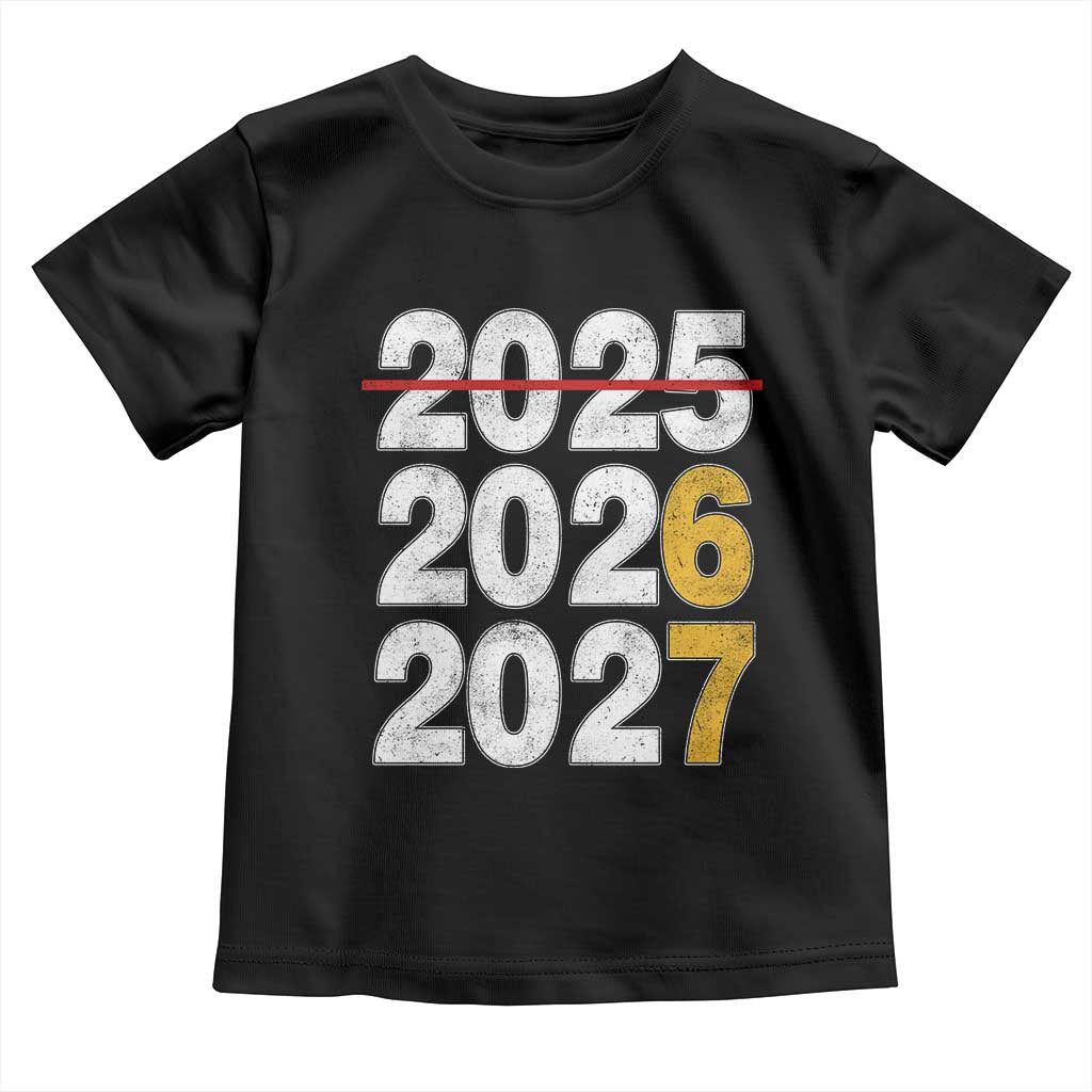 Funny 67 New Year Toddler T Shirt Happy New Year 2026 2027 Six Seven Meme - Wonder Print Shop