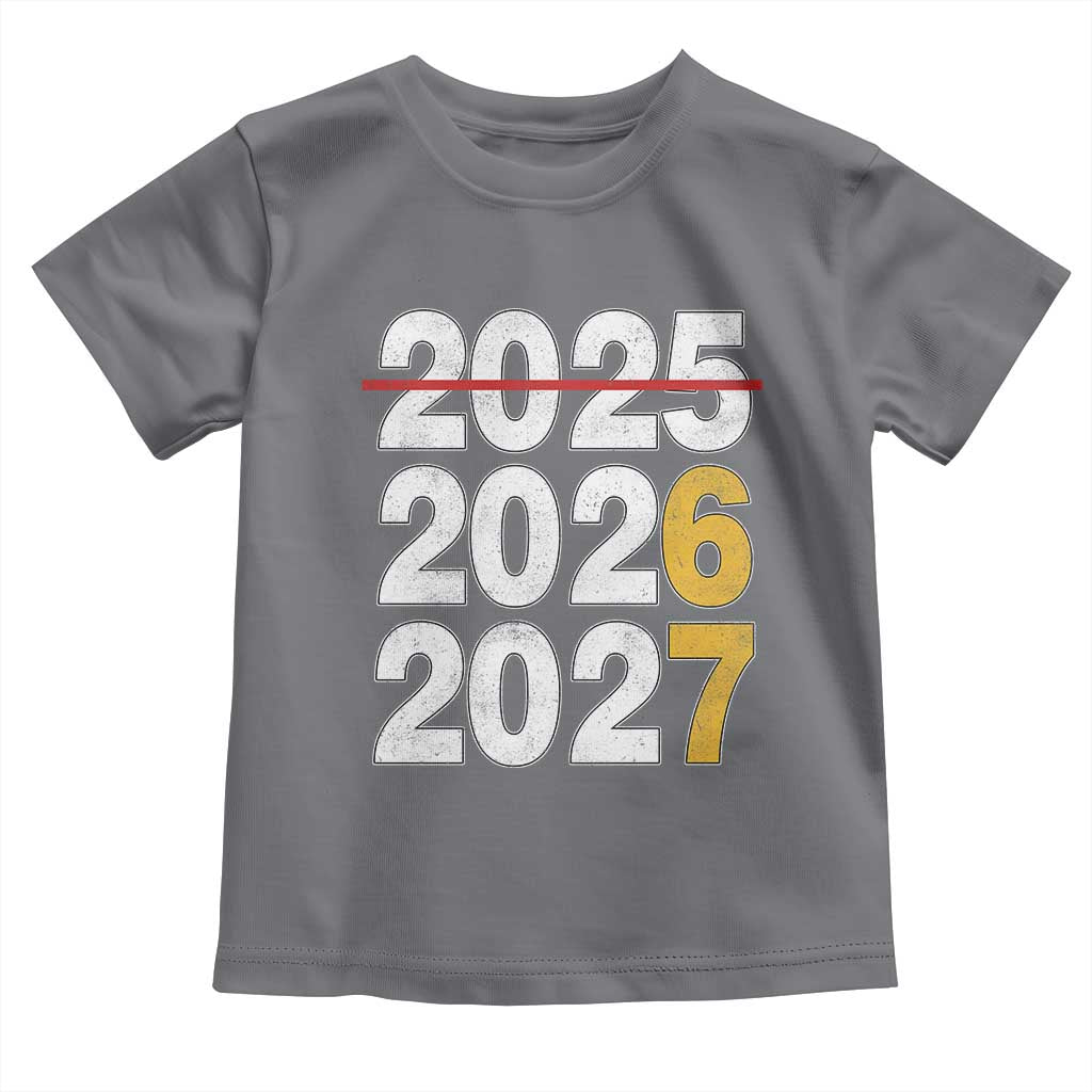 Funny 67 New Year Toddler T Shirt Happy New Year 2026 2027 Six Seven Meme - Wonder Print Shop