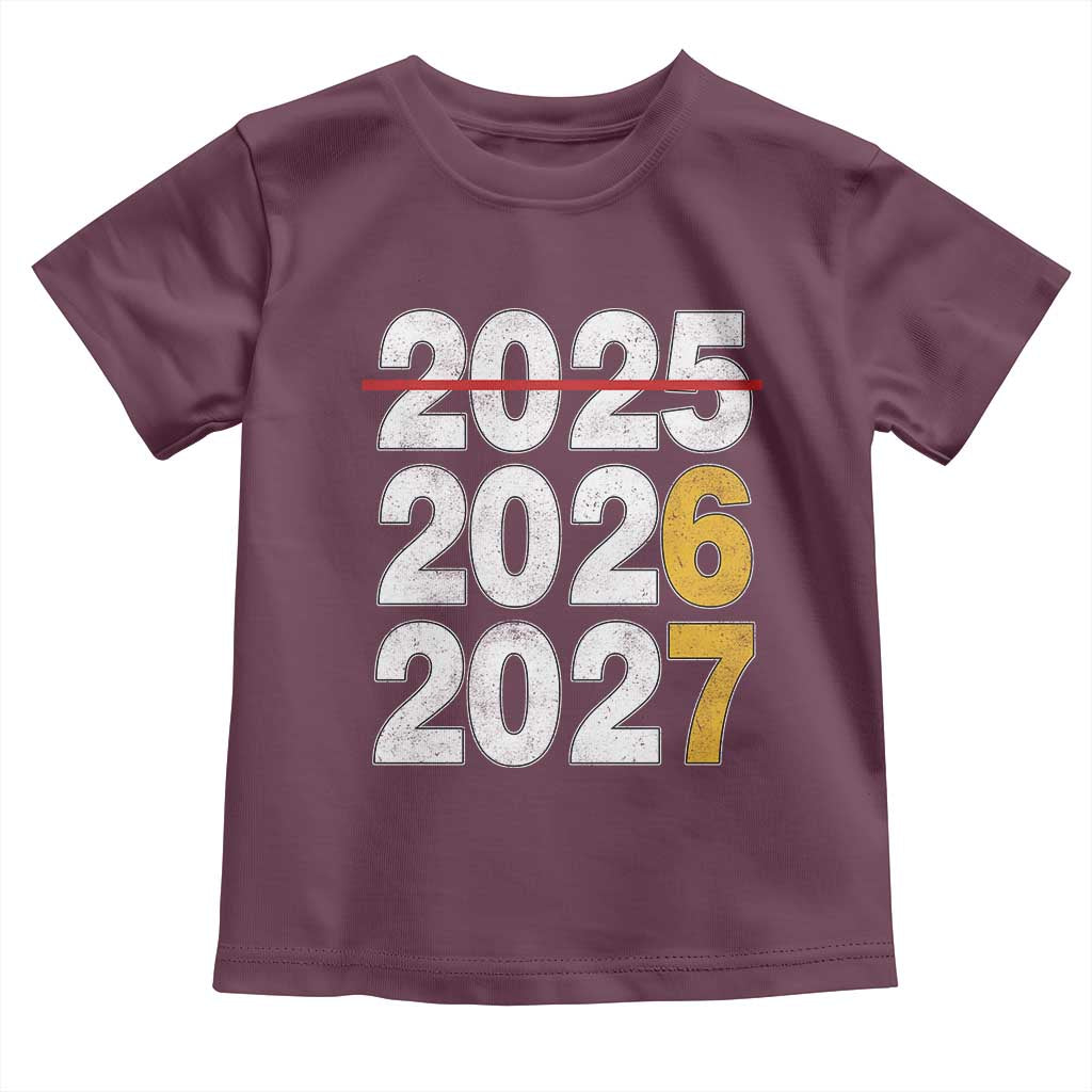 Funny 67 New Year Toddler T Shirt Happy New Year 2026 2027 Six Seven Meme - Wonder Print Shop