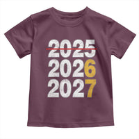 Funny 67 New Year Toddler T Shirt Happy New Year 2026 2027 Six Seven Meme - Wonder Print Shop