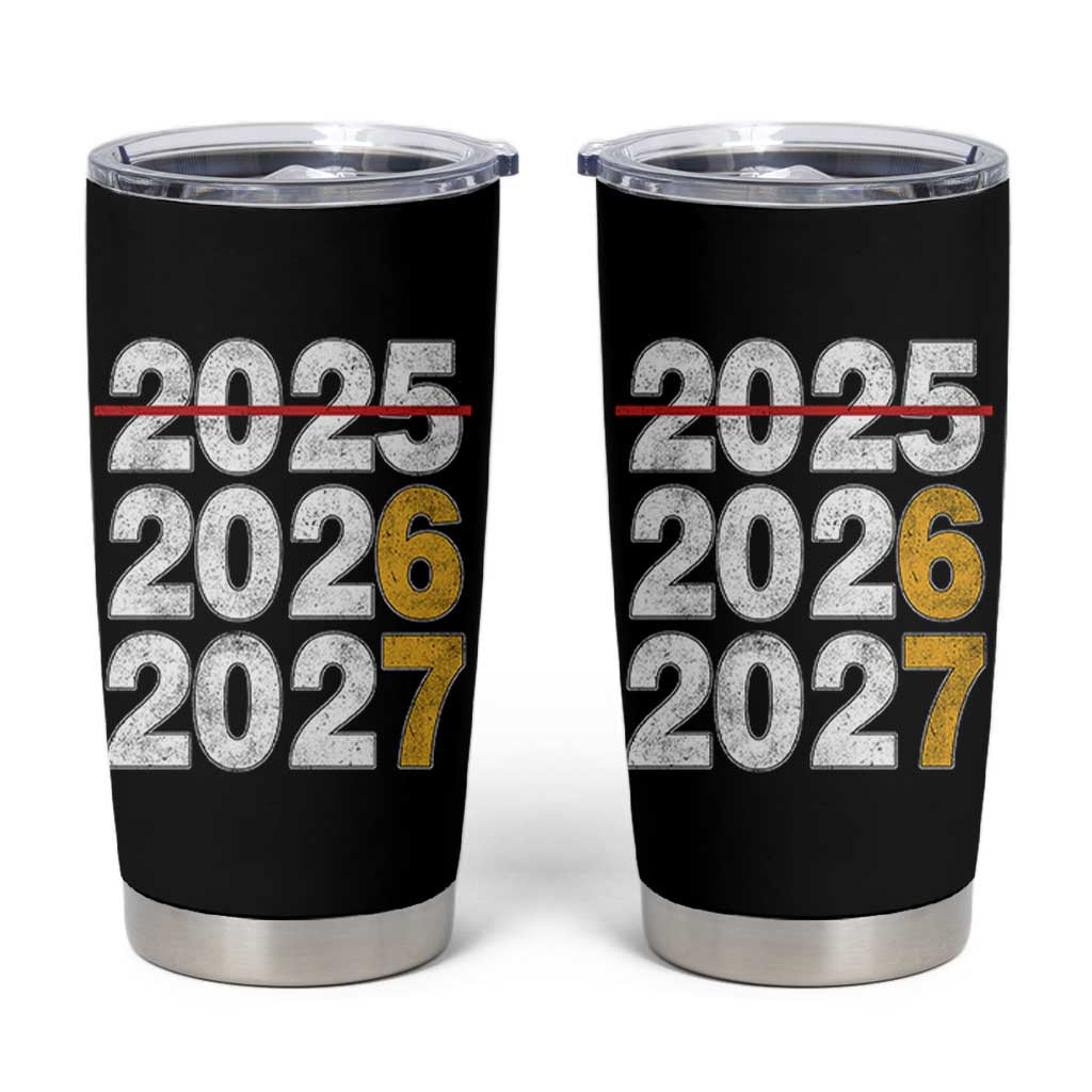 Funny 67 New Year Tumbler Cup Happy New Year 2026 2027 Six Seven Meme - Wonder Print Shop