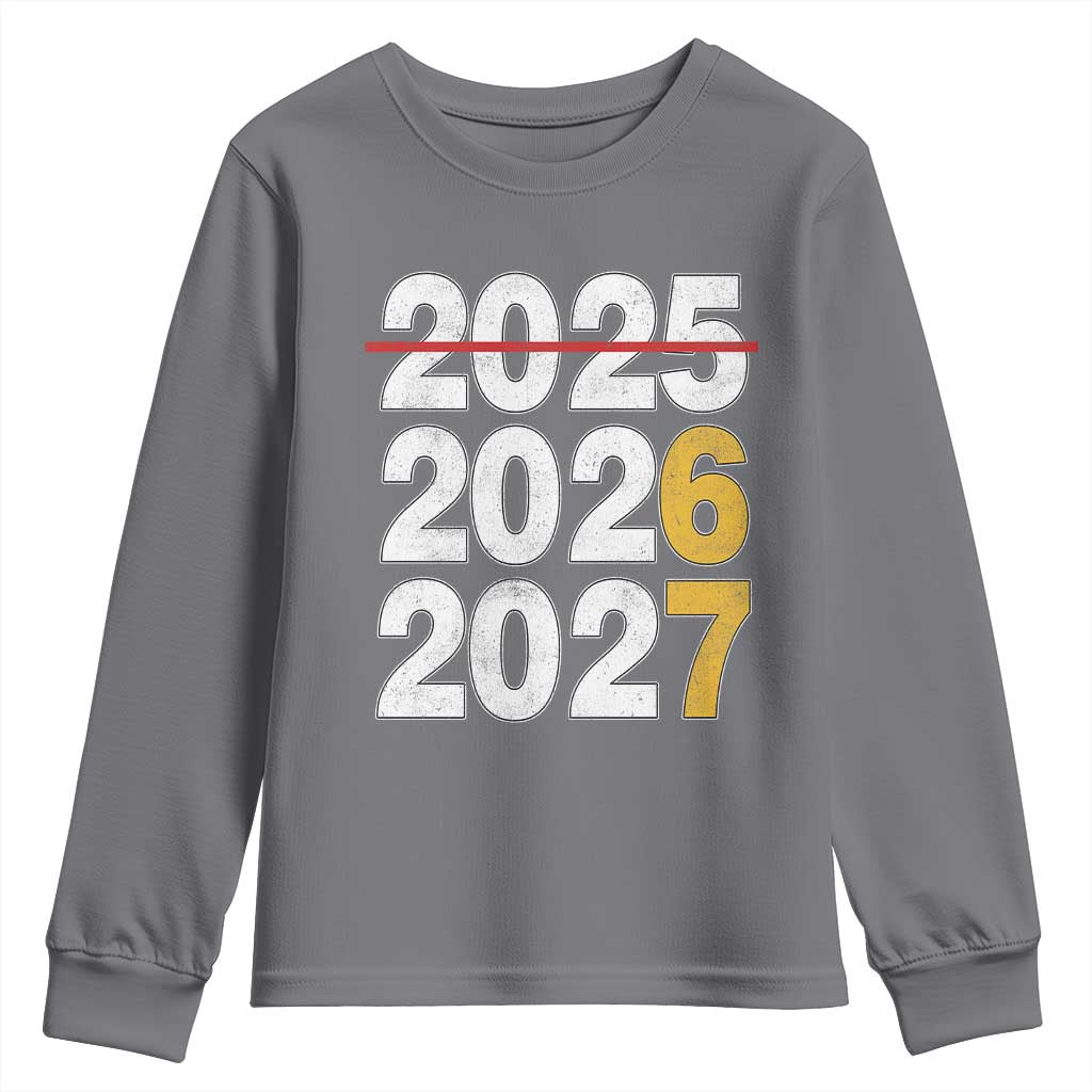Funny 67 New Year Youth Sweatshirt Happy New Year 2026 2027 Six Seven Meme - Wonder Print Shop
