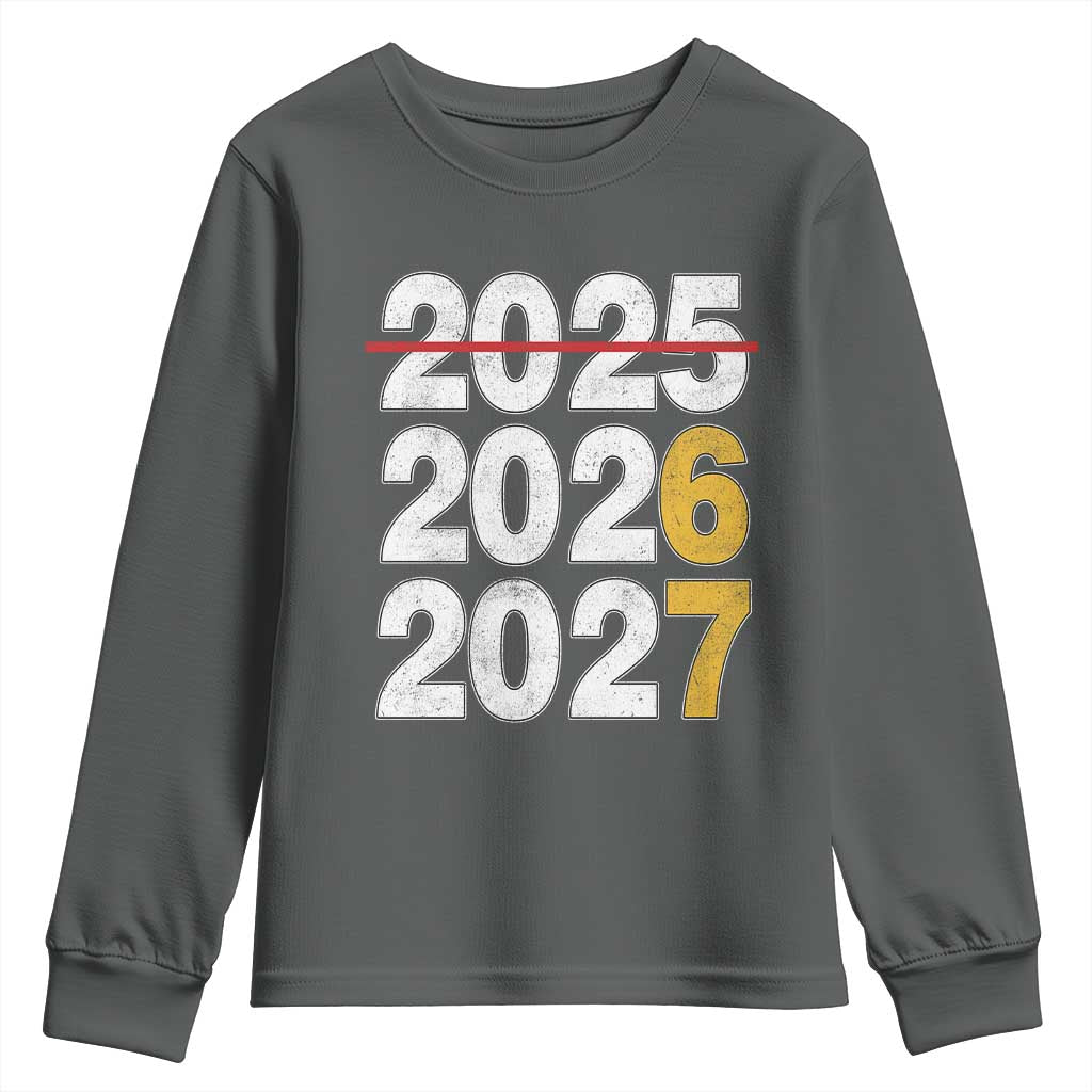 Funny 67 New Year Youth Sweatshirt Happy New Year 2026 2027 Six Seven Meme - Wonder Print Shop
