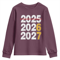 Funny 67 New Year Youth Sweatshirt Happy New Year 2026 2027 Six Seven Meme - Wonder Print Shop