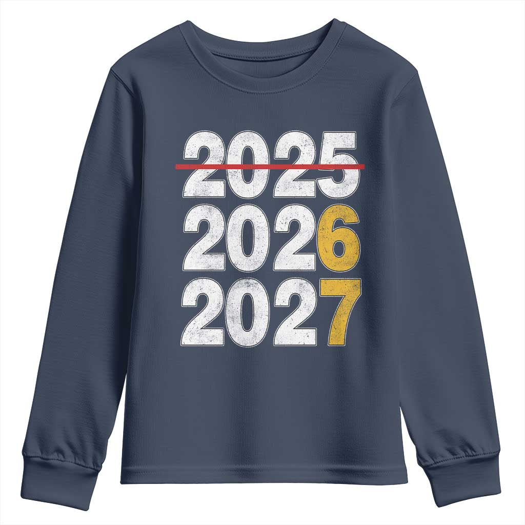 Funny 67 New Year Youth Sweatshirt Happy New Year 2026 2027 Six Seven Meme - Wonder Print Shop