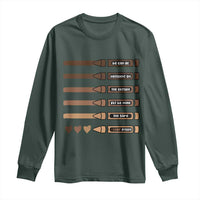 Melanin Black Teacher Long Sleeve Shirt We Can Be Different On The Outside But We Have The Same Heart Inside