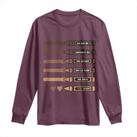Melanin Black Teacher Long Sleeve Shirt We Can Be Different On The Outside But We Have The Same Heart Inside