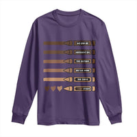 Melanin Black Teacher Long Sleeve Shirt We Can Be Different On The Outside But We Have The Same Heart Inside