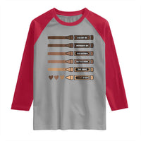 Melanin Black Teacher Raglan Shirt We Can Be Different On The Outside But We Have The Same Heart Inside