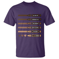 Melanin Black Teacher T Shirt We Can Be Different On The Outside But We Have The Same Heart Inside