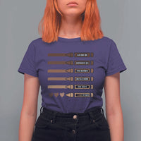 Melanin Black Teacher T Shirt For Women We Can Be Different On The Outside But We Have The Same Heart Inside