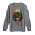Proud Black African American Long Sleeve Shirt God Says I Am Black History Month Afro Girl