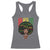 Proud Black African American Racerback Tank Top God Says I Am Black History Month Afro Girl