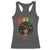 Proud Black African American Racerback Tank Top God Says I Am Black History Month Afro Girl